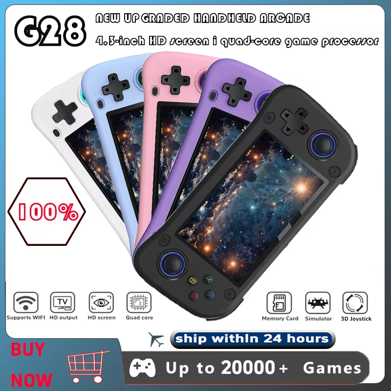 Gaming Console Youtube - G28 Retro Handheld Video Game Console