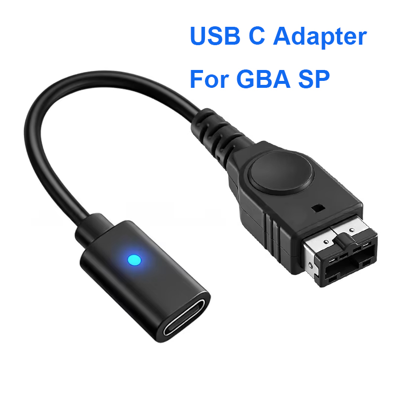 Gaming Console Nintendo - 10CM Black USB-C Charging Adapter with