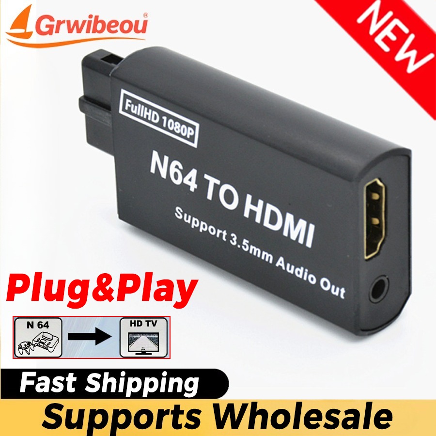 Gaming Console Nintendo - Grwibeou 1080P N64 To HDMI-compatible Converter