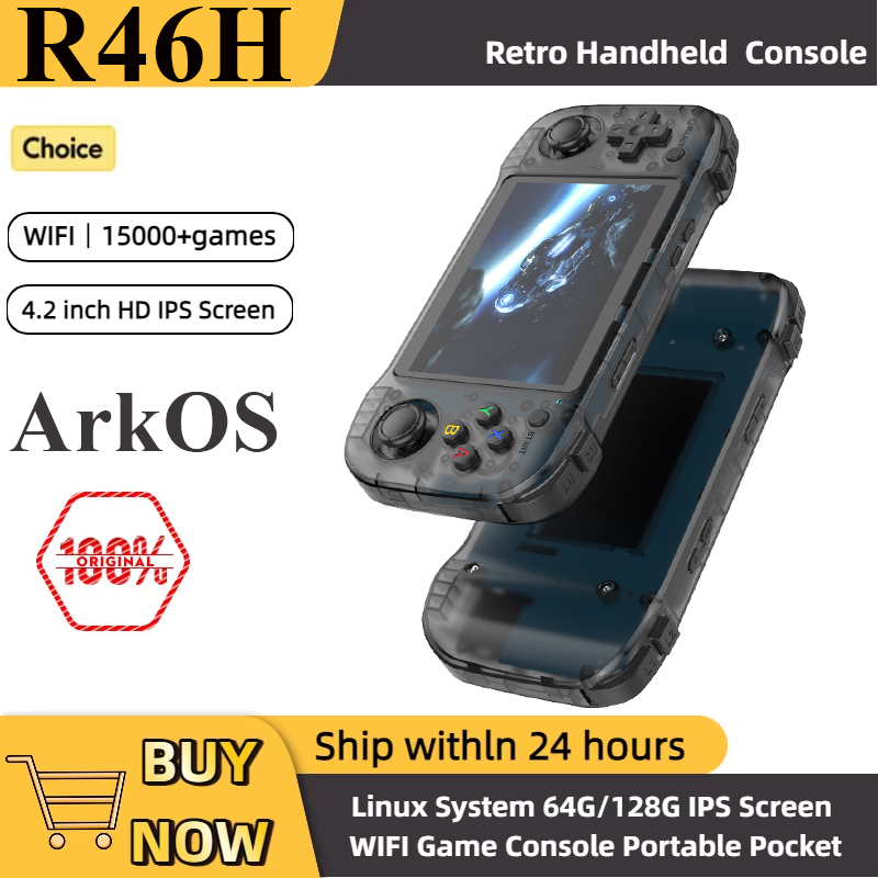 Gaming Console Youtube - R46H Retro Game Console Handheld 1024*768
