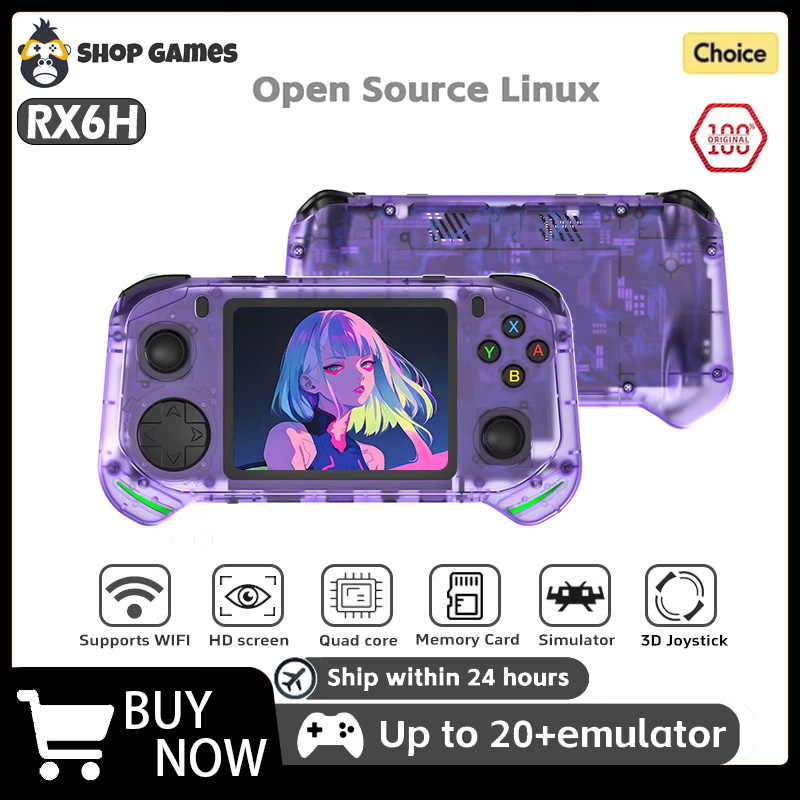 RX6H Retro Handheld Game Conso - Gaming Console Youtube 评论和价格