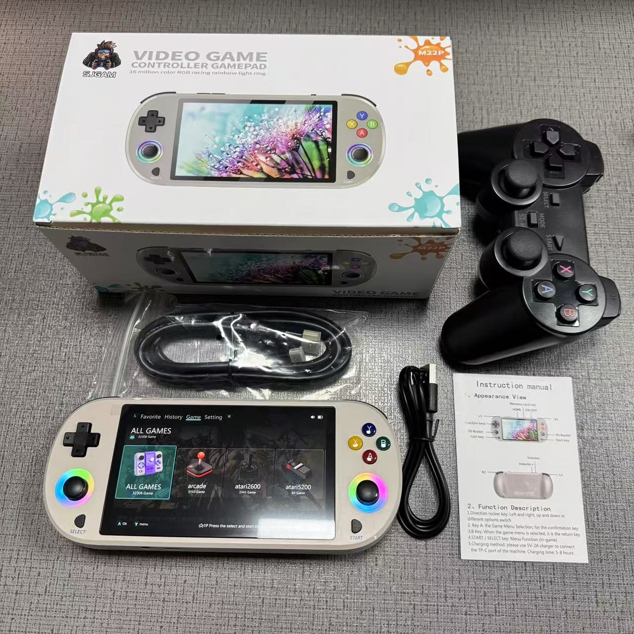 New 128GB M22 Pro Portable Poc - Gaming Console Youtube 评论和价格