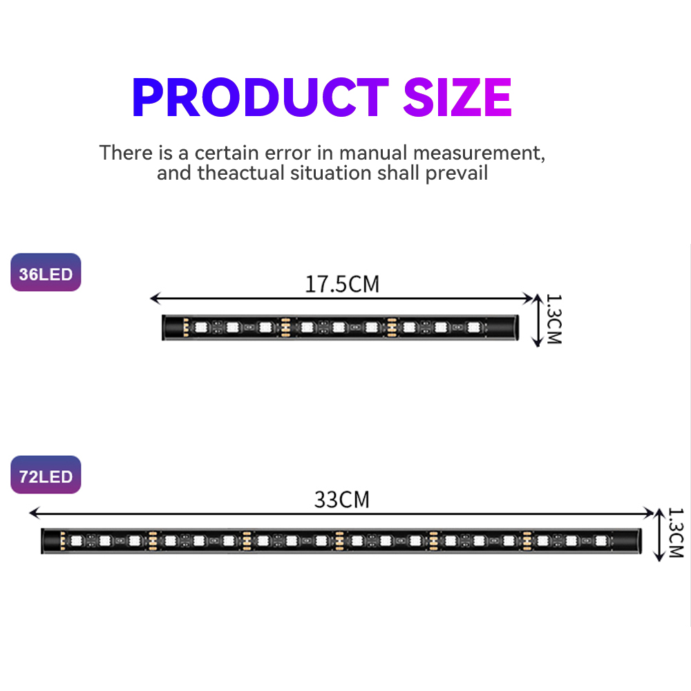 12V Car Motors Decor Lamp 4IN1 - Led Gaming Light Strip 评论和价格