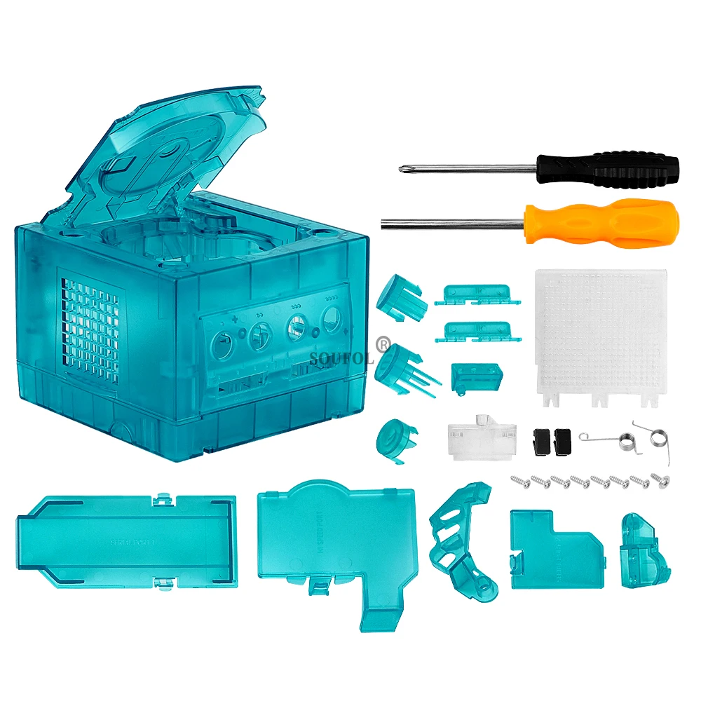 Ice Blue Replacement Case for  - Gaming Console Nintendo 评论和价格