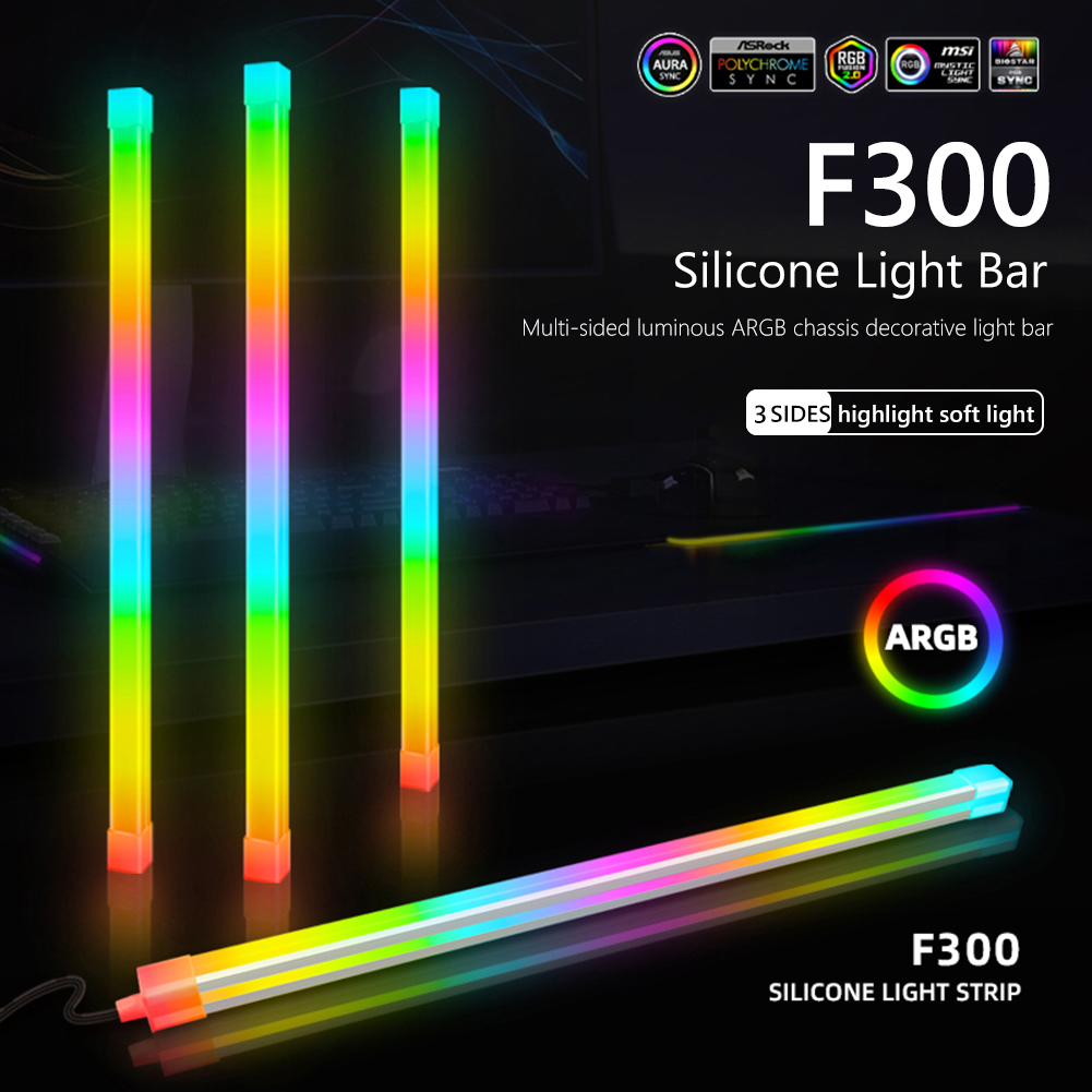 1/2PCS COOLMOON 30cm Aluminum  - Led Gaming Light Strip 评论和价格