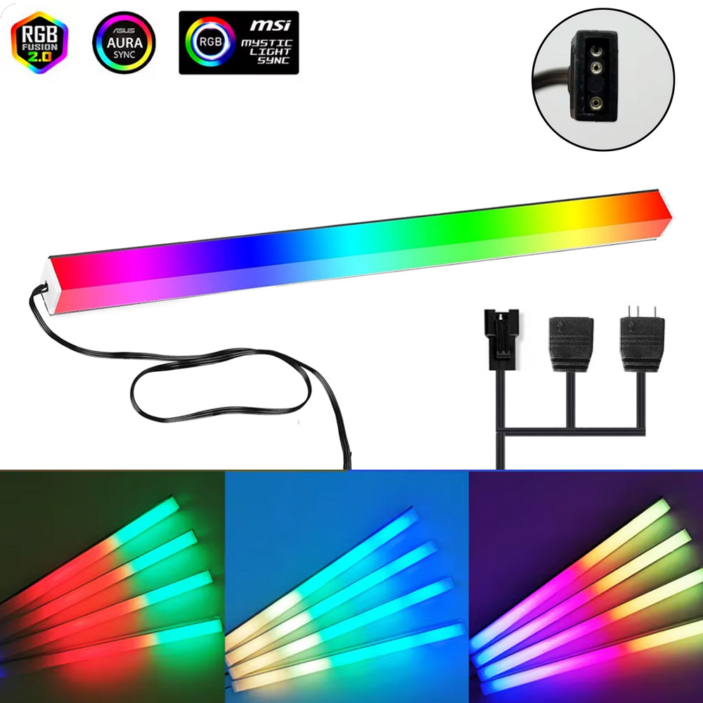 5V ARGB 3Pin Header for Asus A - Led Gaming Light Strip 评论和价格