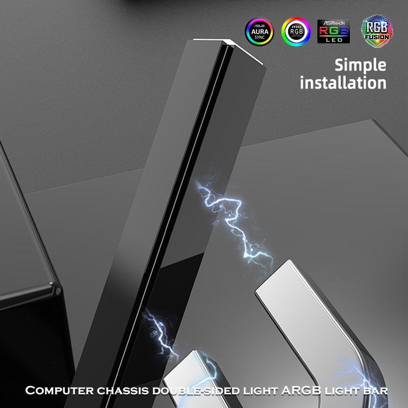 Aluminum Hard Light Bar Dual-S - Led Gaming Light Strip 评论和价格