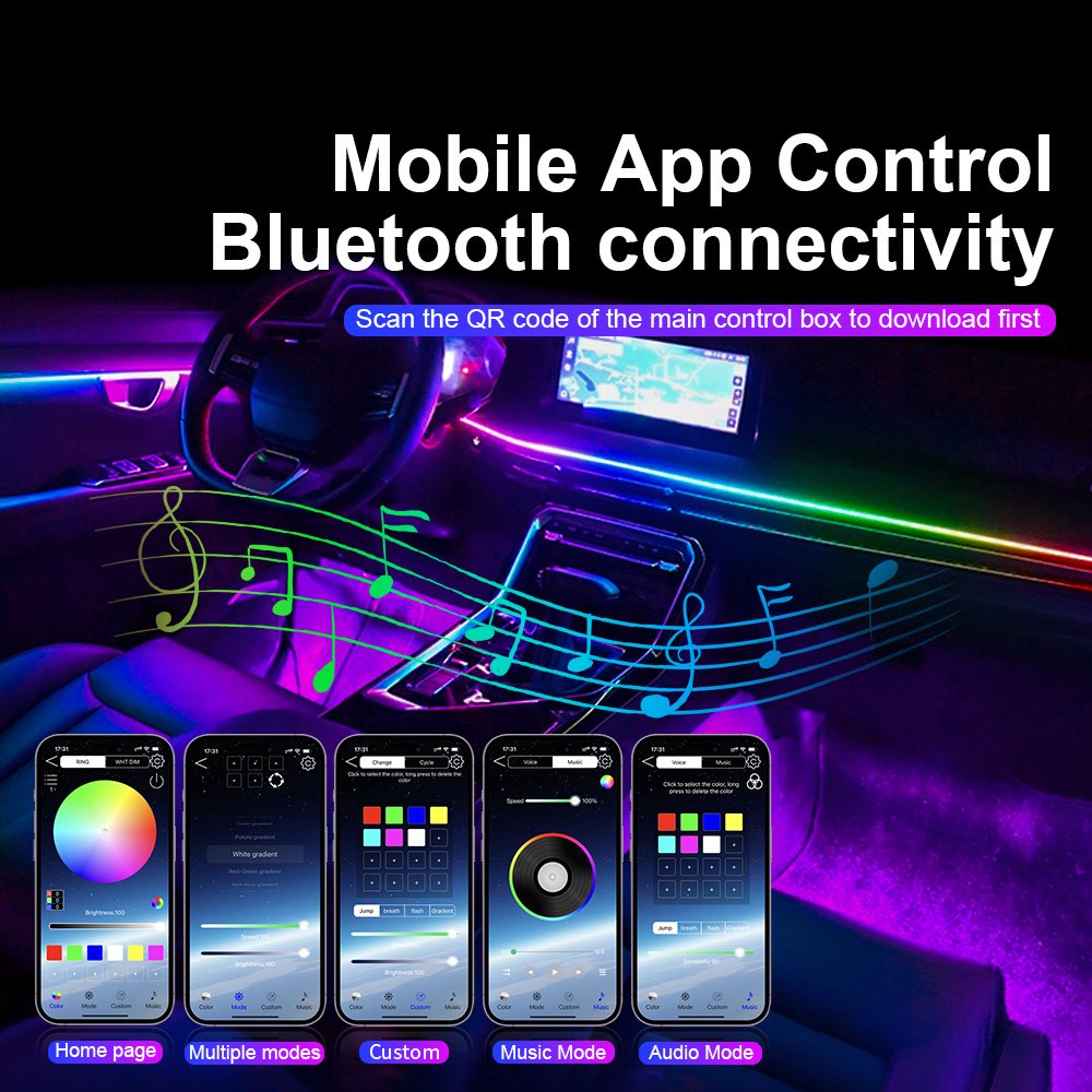 Universal Led Car Ambient Ligh - Led Gaming Light Strip 评论和价格